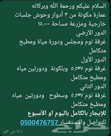 Villa for rent in Mishniya63014746695939118