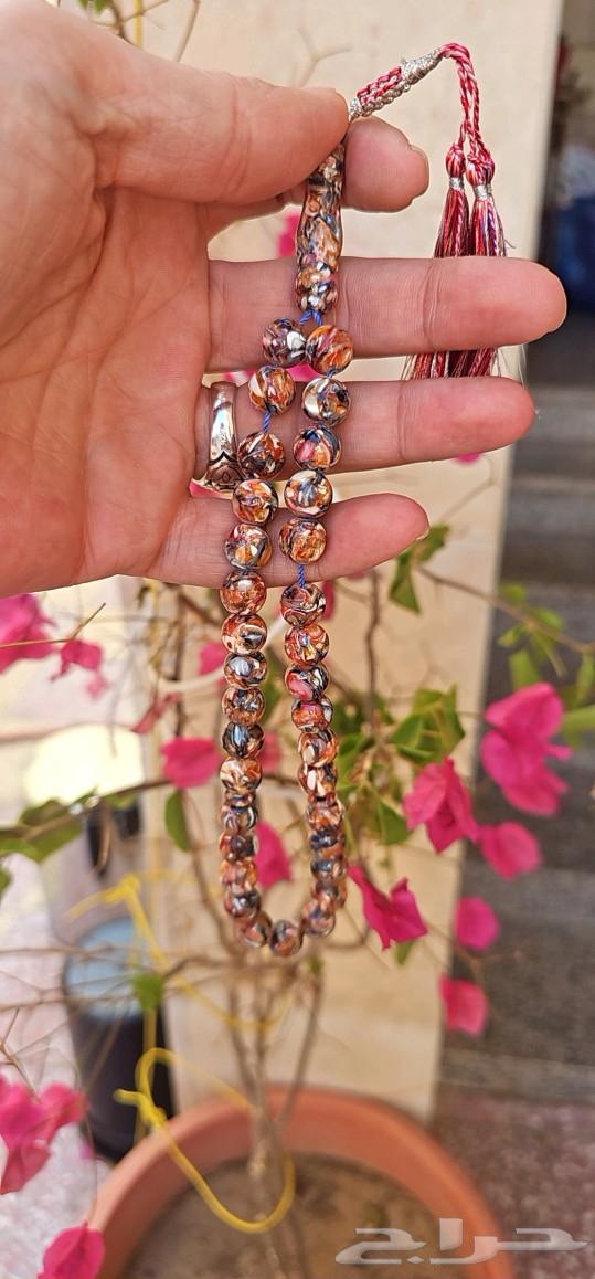 Prayer beads and ring, ring with garnet stone, handmade craftsmanship (3D), details63174533840515112