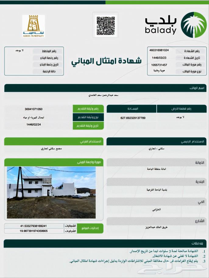 For rent: residential-commercial building, Al-Janoub Street, Wadi Fiq, Bani Musharraf63009819435650114