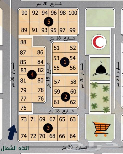 للبيع ارض سكنية زاوية غرب الظهران حي الوسام63015214659713111
