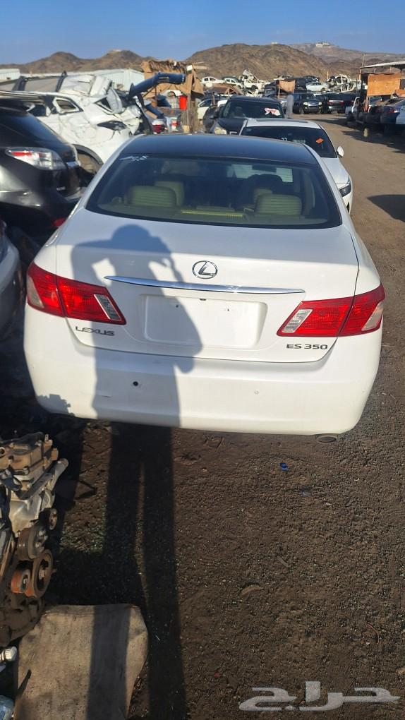لكزس 350 ES موديل 2008 حاله السياره  تشليح قطع غيار فقط63190151764737114