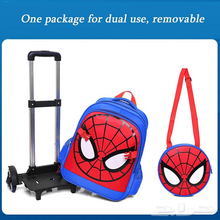 Spider Man and Elsa Luxury and very spacious school bag63121201411073111