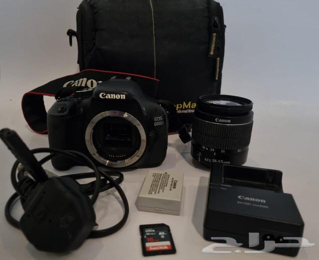 Canon 600D camera with lens canon camera simple use63116356468227114