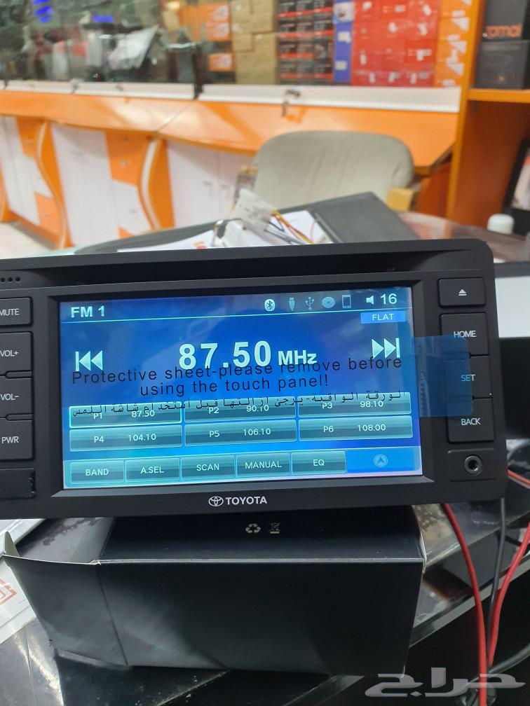 شاشه تويوتا وكاله تدعم منفذ فلاش وبلوتوث راديو ايواكس63175923430658111