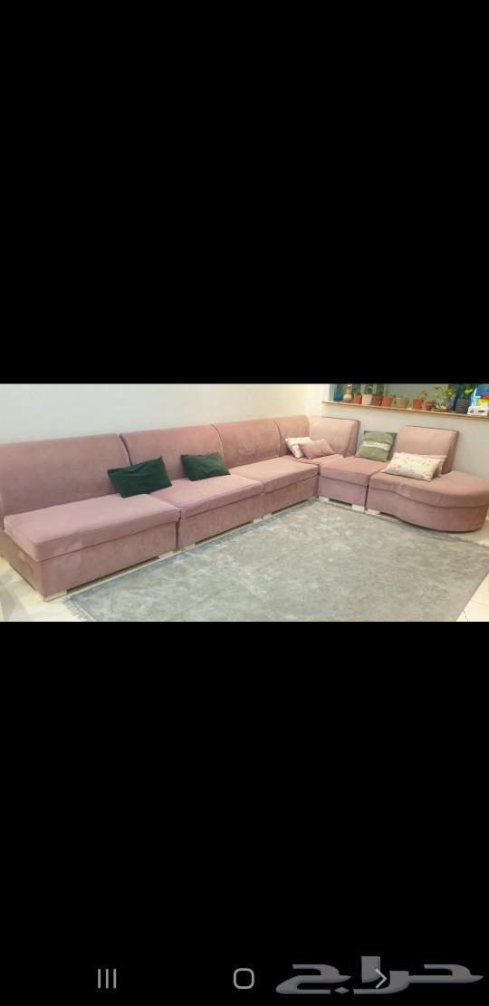 كنب حرف L مع خداديات63170597653634111