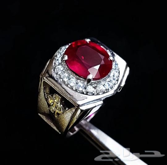 Luxury natural Burmese ruby ring63172402707331112