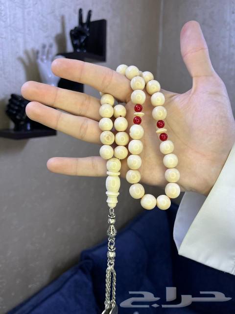 Ivory rosary with silver tassel63169660692865112