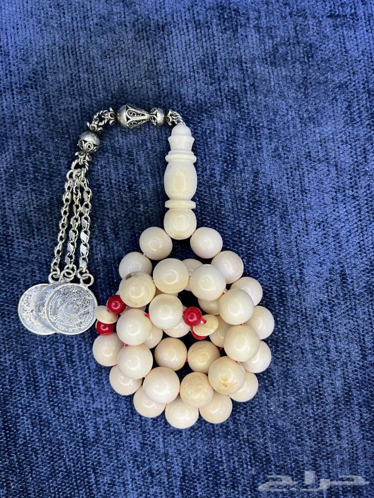 Ivory rosary with silver tassel63169660692865111