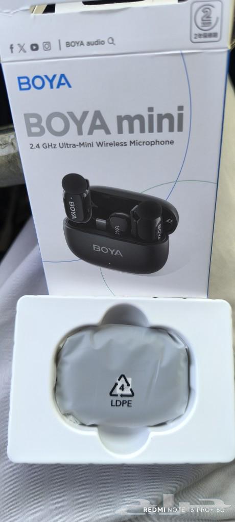 A new wireless microphone from the well-known brand Boya, available at Jarir Bookstore63165464444547112