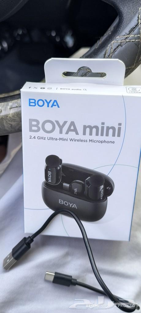 A new wireless microphone from the well-known brand Boya, available at Jarir Bookstore63165464444547113