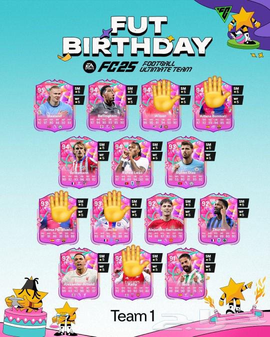 كوينز فيفا 25 FC للبيع (حدث عيد ميلاد)63504653510914112