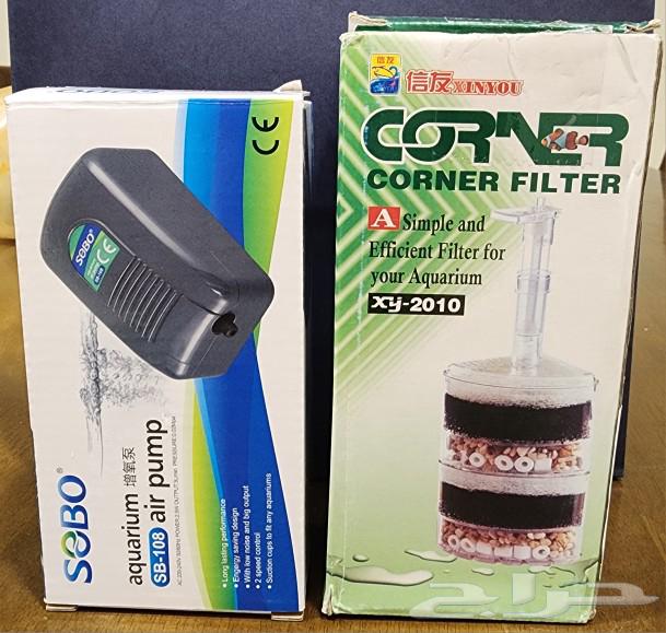 Biological filter with pump for fish tanks631663931115541114