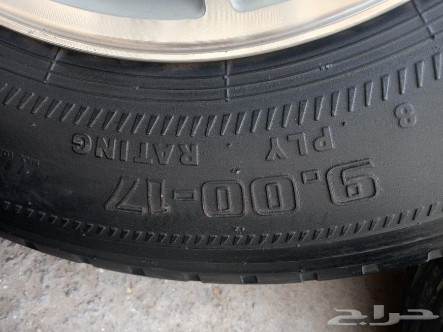 كفرات بالون مع جنوط كويتي مقاس 17جنوط63127815955842112