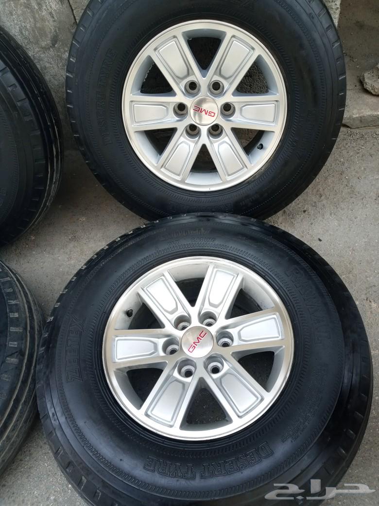 كفرات بالون مع جنوط كويتي مقاس 17جنوط63127815955842111