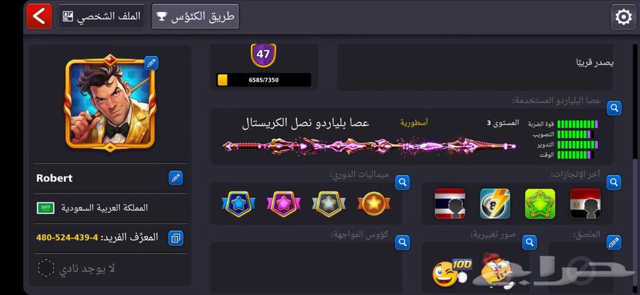 بيع حسابات بلياردو63079374061186112