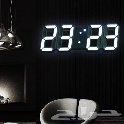 Modern digital wall clock with a great design, three-dimensional clocks630810592764191120