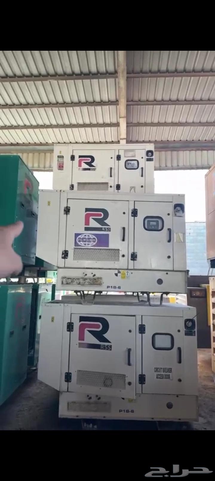 تاجير مولدات كهربائيه بأحجام مختلفة كاتم الصوت63470689564801110