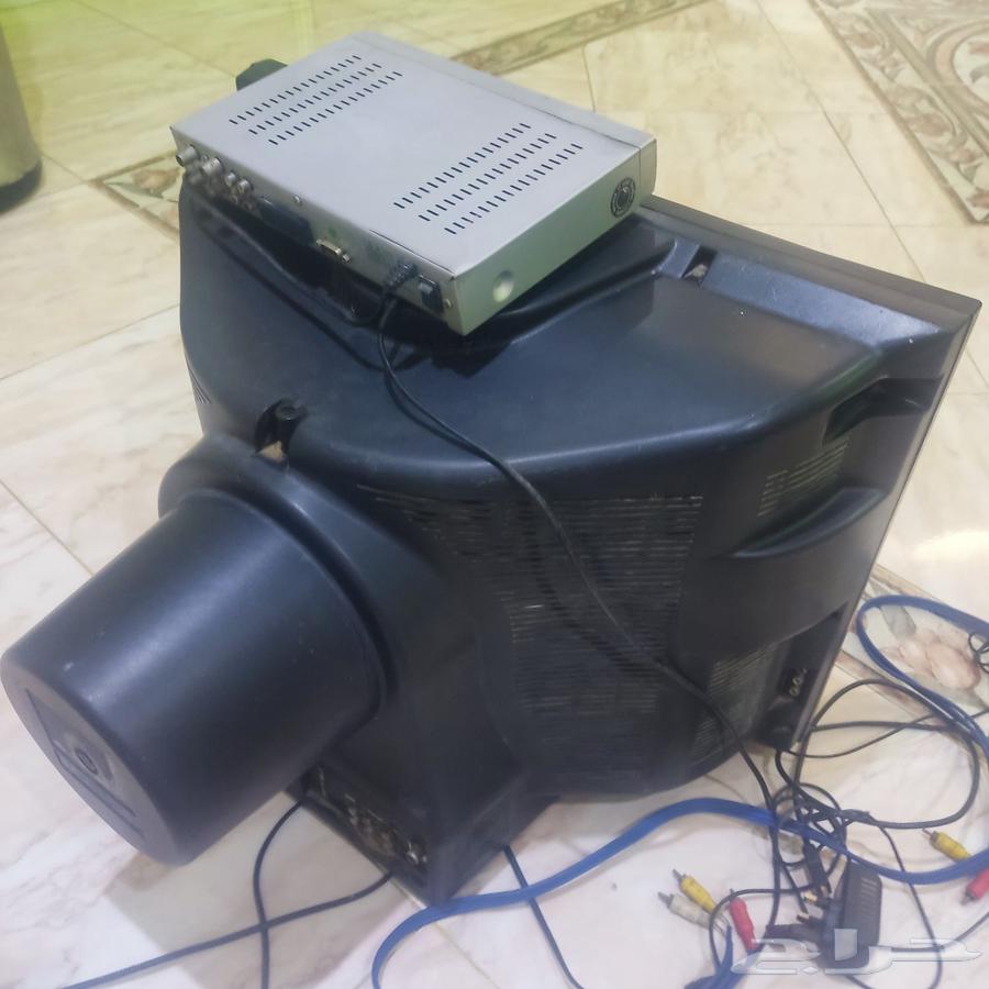 تلفزيون مع رسيفر شغال بدون ريموت63077348862849119