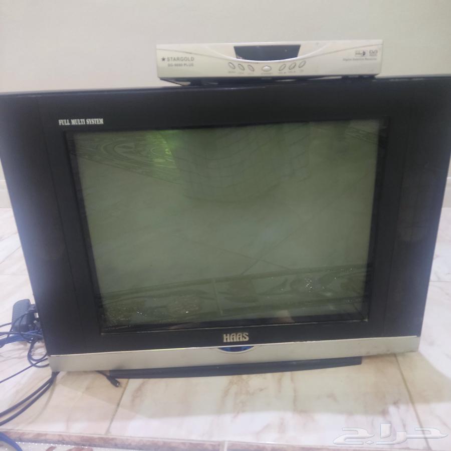 تلفزيون مع رسيفر شغال بدون ريموت63077348862849111