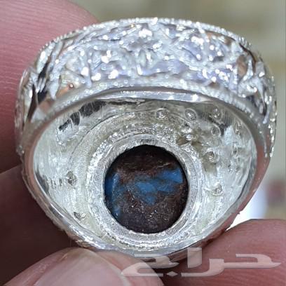Sina'i turquoise ring with natural inclusions63074150298114114