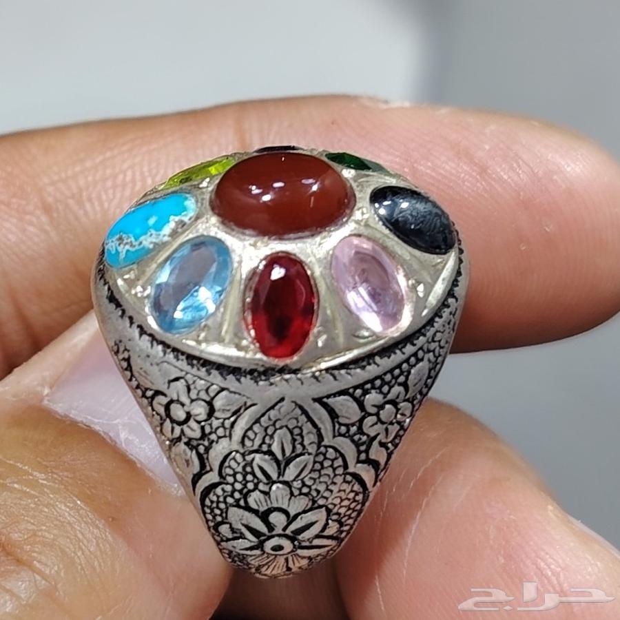 خاتم باحجار كريمه المقاس 2763074182723715116