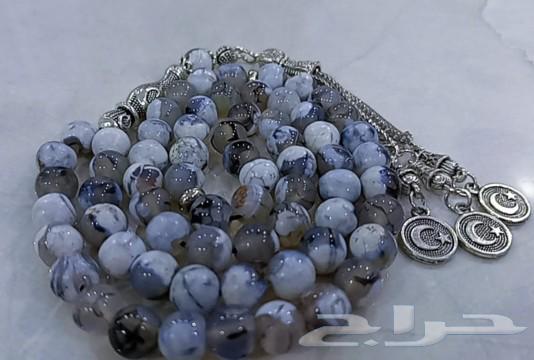 سبحتين عقيق صناعي63070918232579111