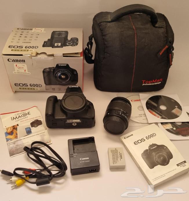 Canon 600D camera with lens, simple to use63072087943170113