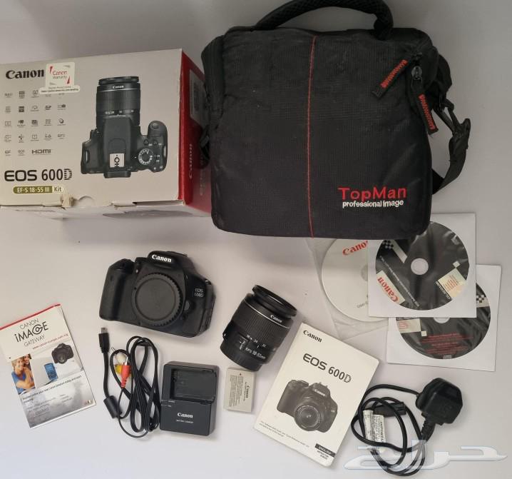 Canon 600D camera with lens, simple to use63072087943170112