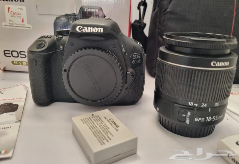Canon 600D camera with lens, simple to use63072087943170111