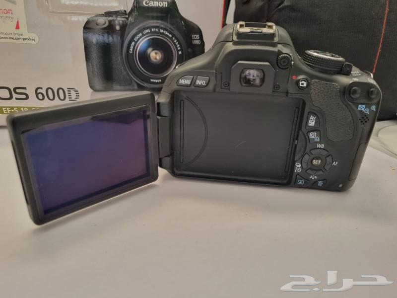 Canon 600D camera with lens, simple to use63072087943170111