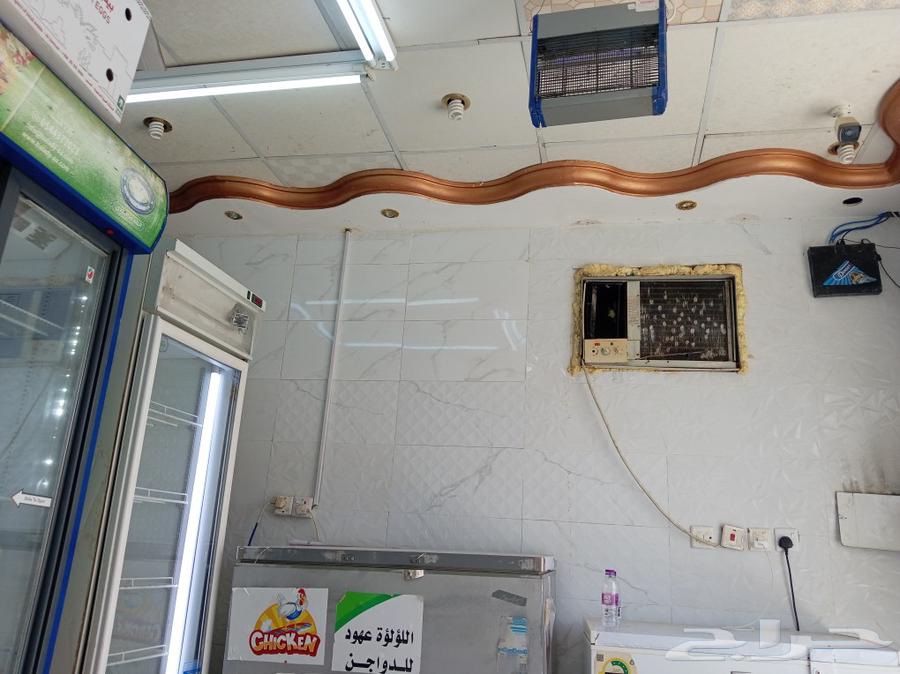 Location of poultry shop in Al-Aridha, internal market for kissing, shop rent 800 riyals63442523226241112