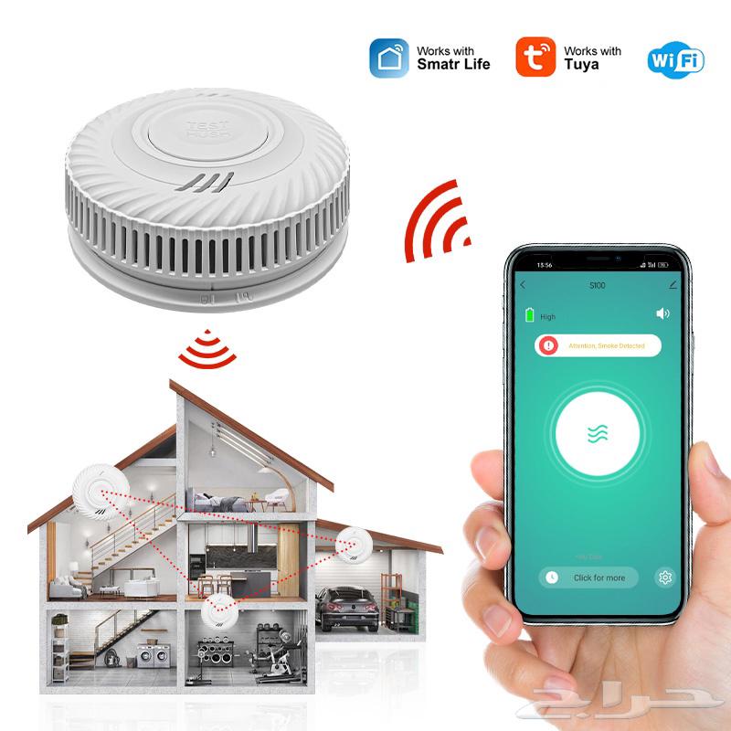 WiFi-enabled fire alarm device works with mobile app63061825897218111