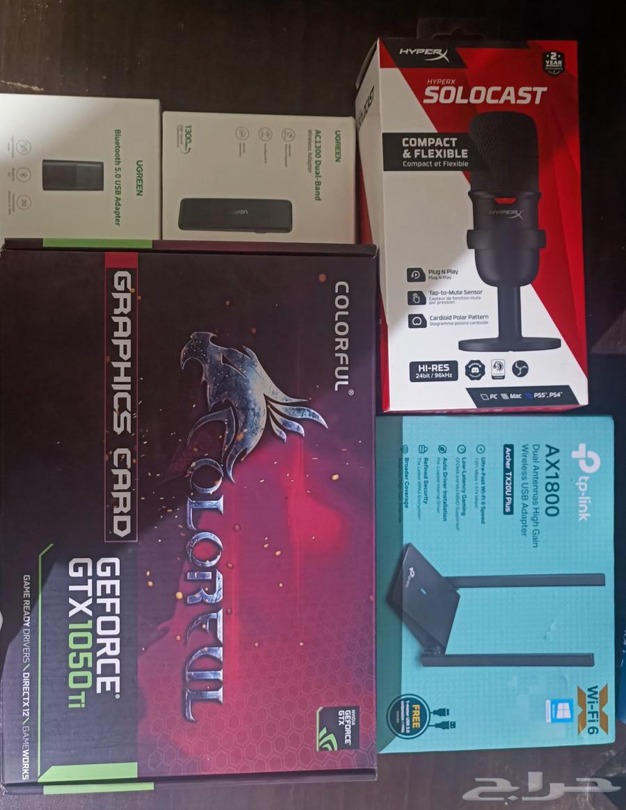كرت شاشة gtx1050ti وكل شي في الصورة للبيع630600048674581118