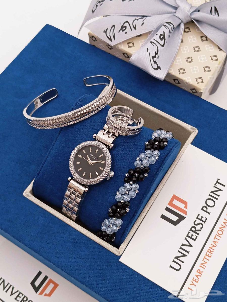 Women's set, Olia brand watch, crystal bracelet, bracelet and ring and...63061118212610112