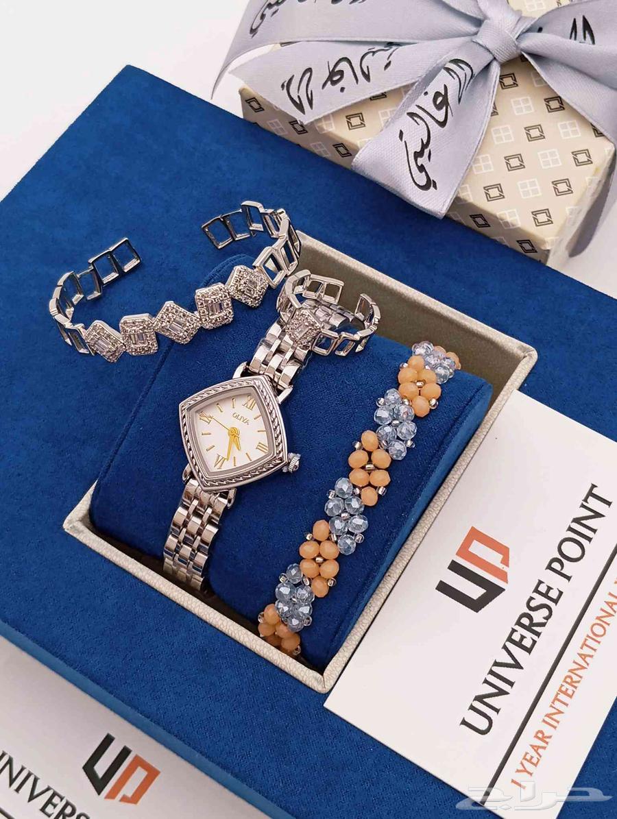 Women's set, Olia brand watch, crystal bracelet, bracelet and ring and...63061118212610111