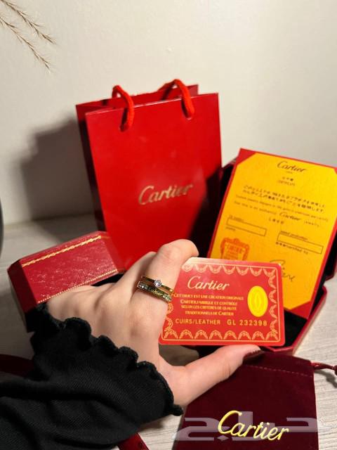 Cartier ring with original accessories price 170 riyal63056025811458112