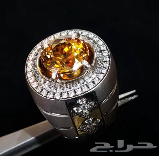 Luxury Natural Sri Lankan Zircon Ring63056435376386112