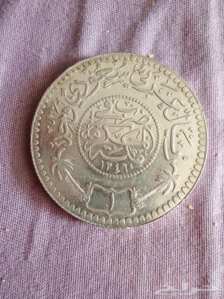 للبيع  ريال فضة نادر - أول سك للملك عبدالعزيز معروض للبيع ر63054838072833114