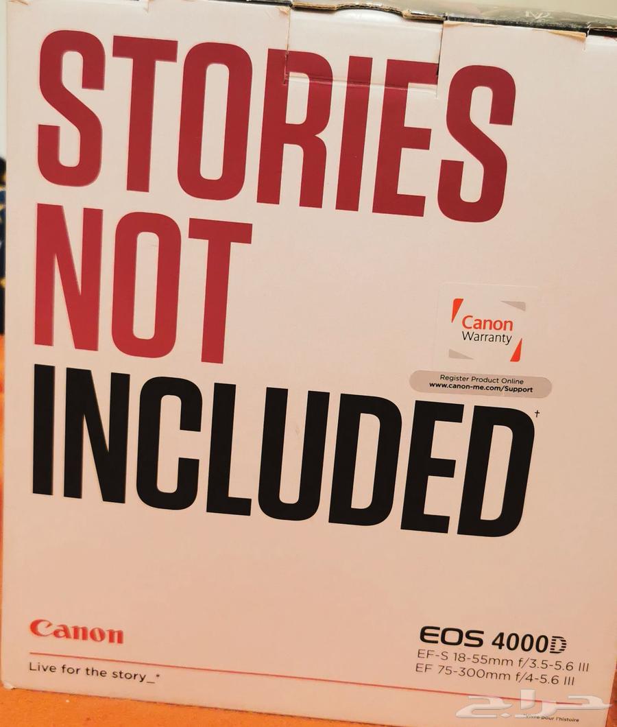 New Canon EOS 4000D DSLR camera63050802242050113