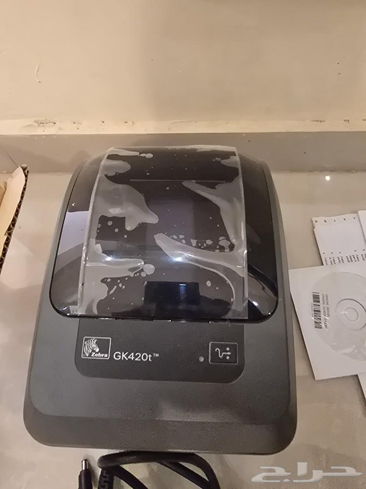 طابعة سطح المكتب GK420t زيبرا جديدة تم تشغيلها فقط للتجربة63049646560515111