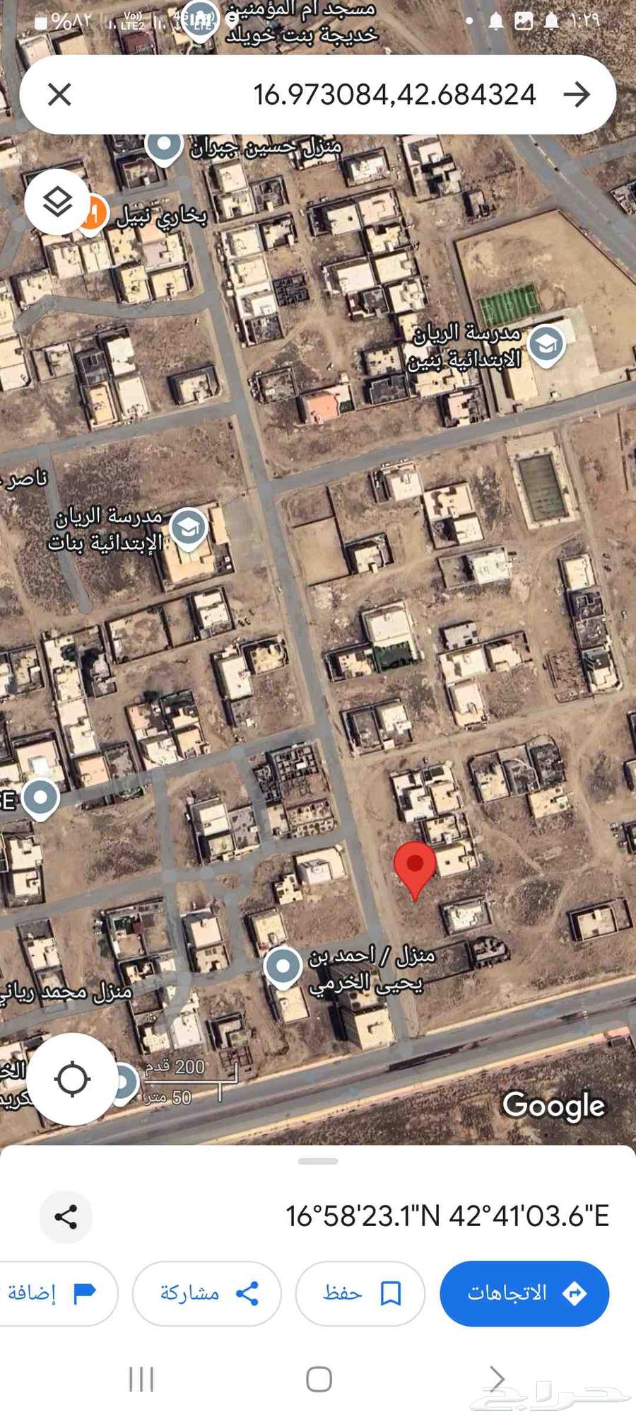 ارض للبيع في جازان حي الريان63014281286147112