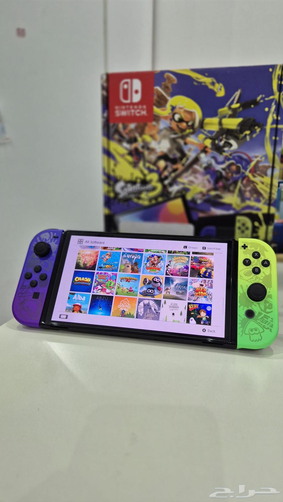 Nintendo switch oled نسخة خاصة مهكر63041612915457112
