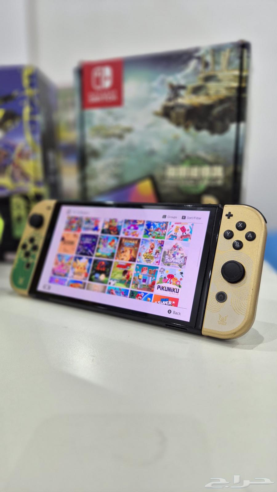 Nintendo switch oled نسخة خاصة مهكر63041612915457111