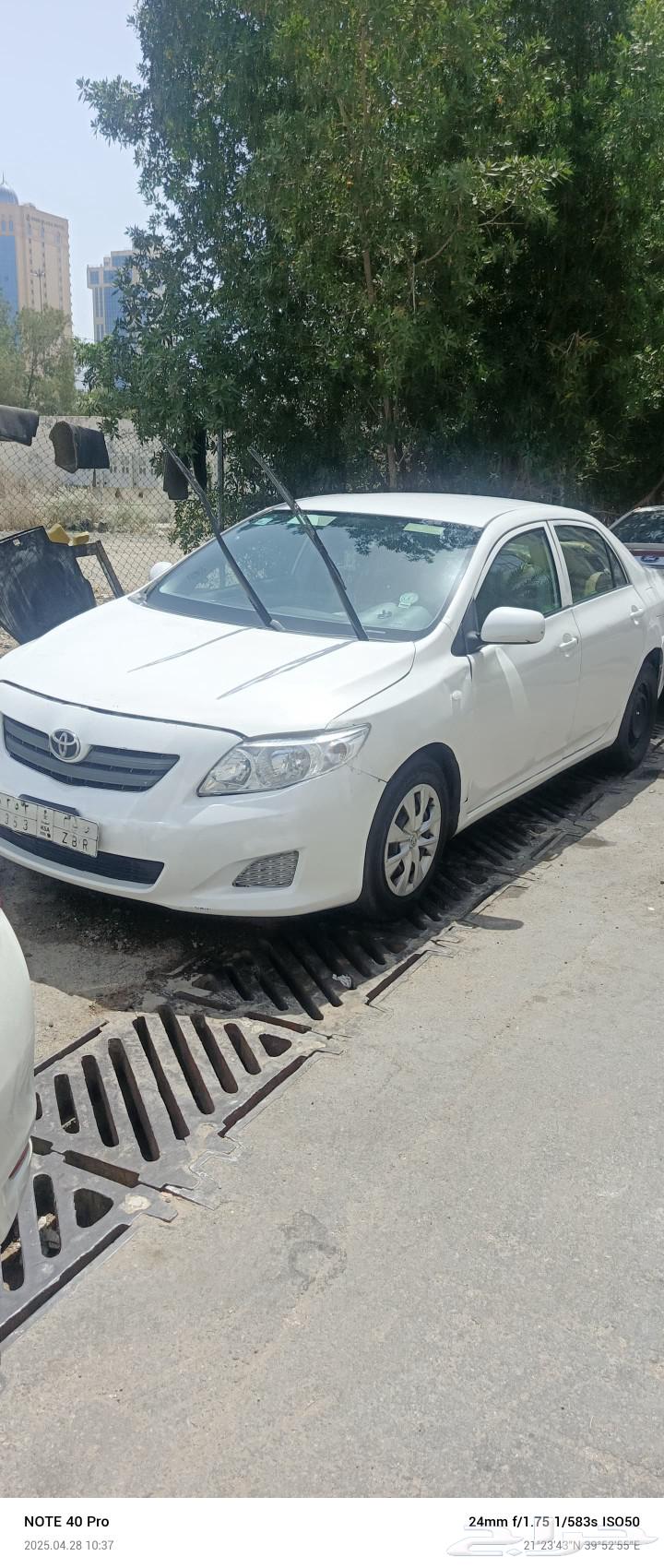 تويوتا كورولا 2010 أوتوماتيك أبيض63054289502595115