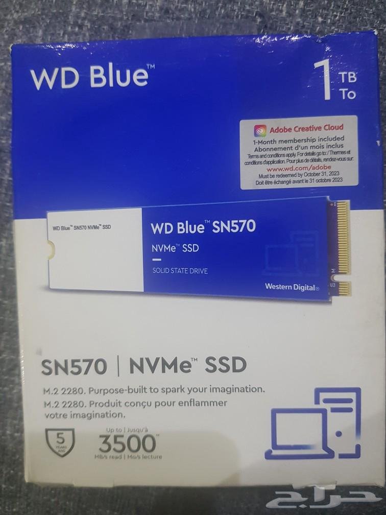 1TB WD NVMe SSD, brand new, speed 3500MB630411999886091128