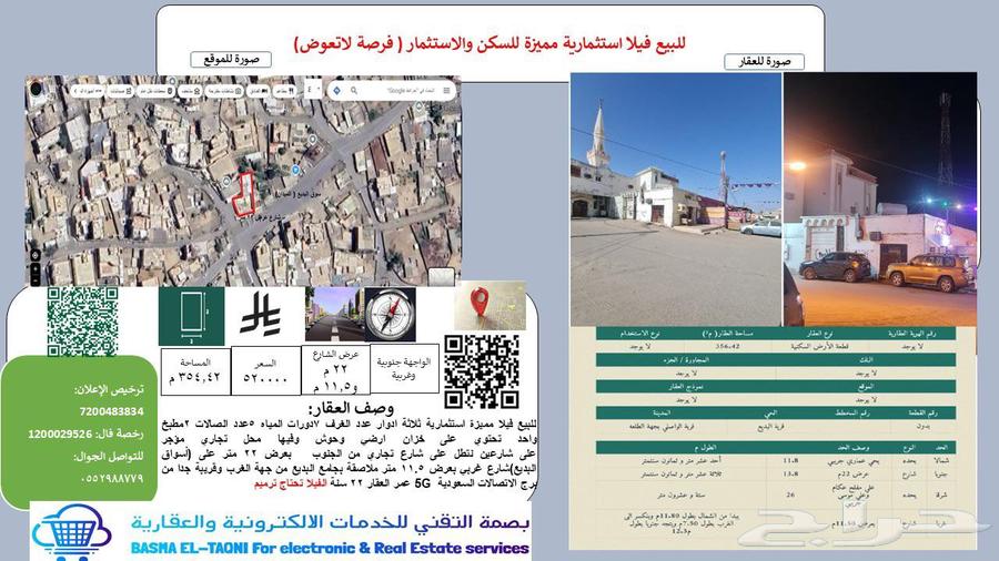للبيع فيلا مميزة استثمارية ثلاثة ادوار في البديع والقرفي63010378653827113