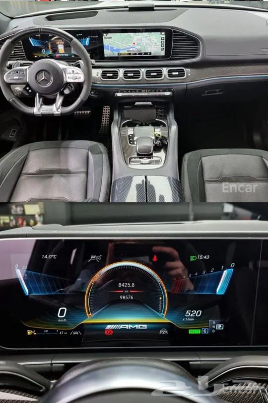 مرسيدس AMG GLE53 4MATIC  W167 عداد  98 576 كم موديل  2021 0463164368980481113