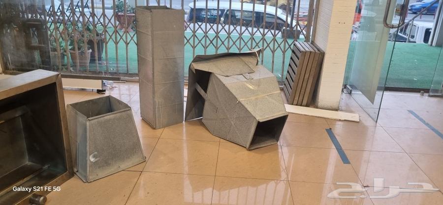 6-meter-long stainless steel chimney for restaurant, two parts, 2 mm thick, with filters and cap63095574192897113