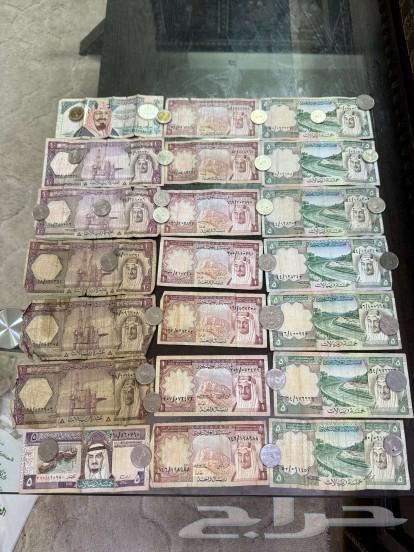 Old Saudi coins for sale in denominations of twenty, ten, five, and one riyal63015006521603111