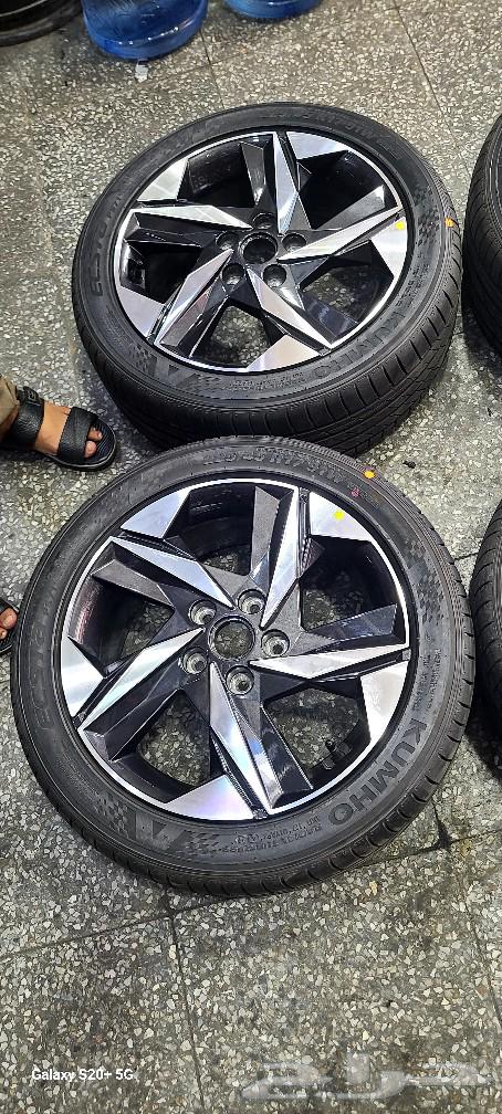 New Hyundai Elantra 23 rims and original agency tires63478219539073111